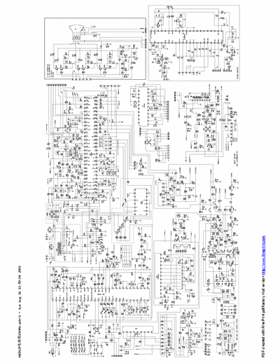   ST92195 (IC801), 24C08 (IC802), TB1238AN (IC201), STV8203A, TA8403 (IC301), TDA7056B (IC600), TDA7057AQ (IC601), POWER- 2SC4237 (Q501), 2SC2655 (Q502), 2SA608 (Q503)